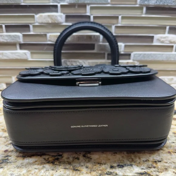 Coach Rogue Top Handle With Tea Rose Glovetanned Leather/Matte Black/Black NWT - Picture 11 of 16